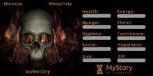 MyStory HUD Style Changer: Firey Skull