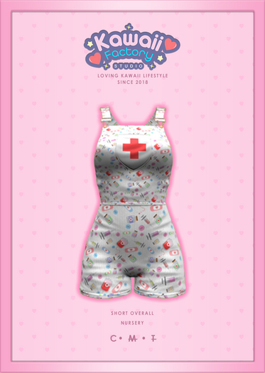 [=KFS=] Kemono Classic - Short Overall - Nursery