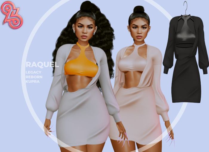 Four23 Raquel Set Black
