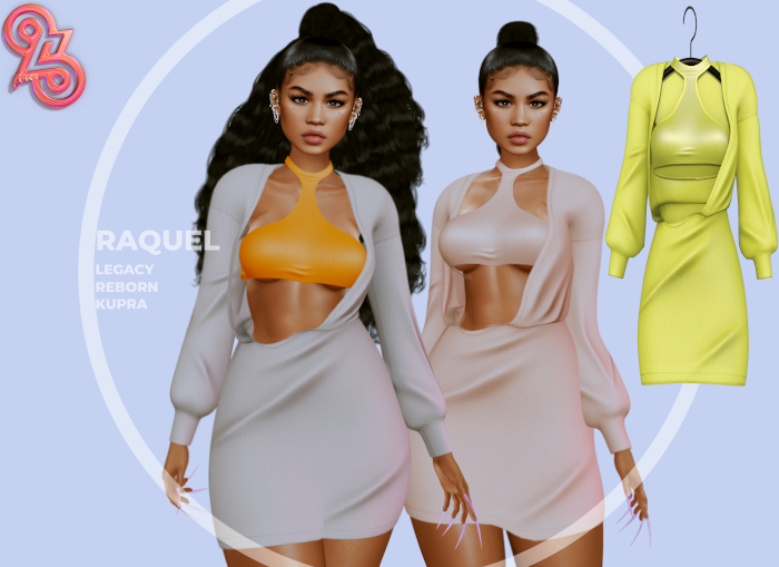 Four23 Raquel Set Lime