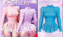 Mewsery Chichi Dress{Cyan}