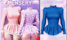 Mewsery Chichi Dress{Blue}