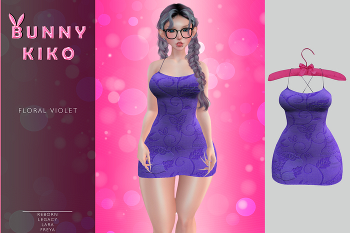 floral violet - reborn, legacy, lara, freya