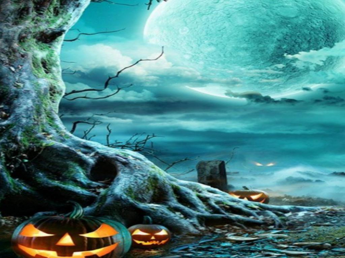 Halloween Landscape Texture