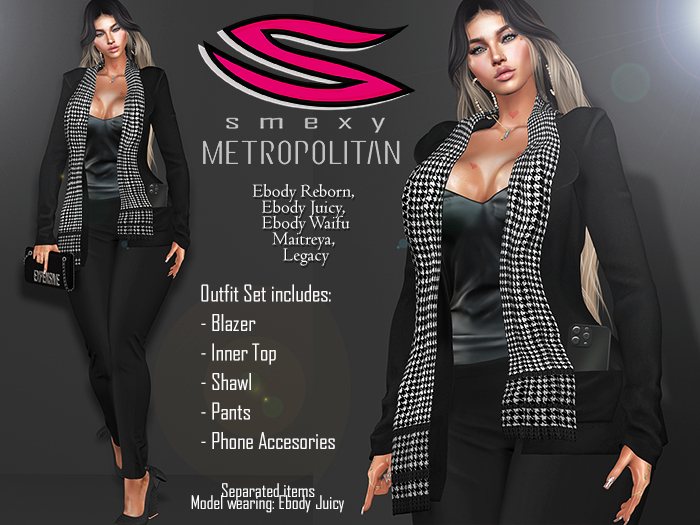 ::Smexy:: Metropolitan BLACK
