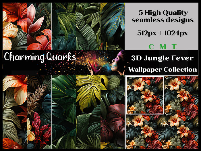 CQ Textures - 3D  Jungle Fever *FULL PERMS*
