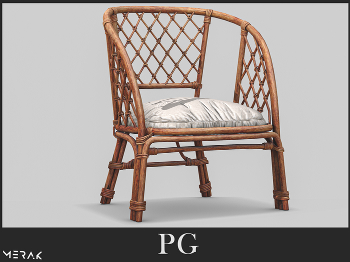 [Merak] - Rattan Patio Chair(Light)  -PG