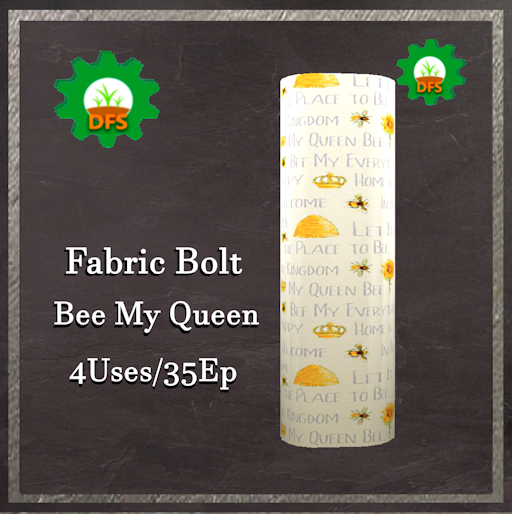 DFS Fabric Bolt - Bee My Queen Textur