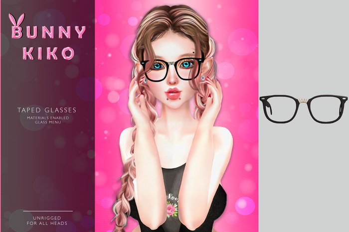 taped glasses