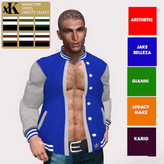 XK Signature Series Letterman Jacket