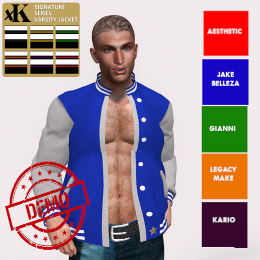 DEMO XK Signature Series Letterman Jacket