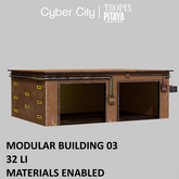 PIRAYA &TROPIX - Cyber City Gacha - modular building 03 (BOX)