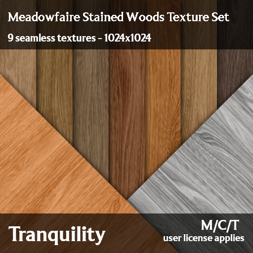 Tranquility - Meadowfaire Stained Woods Texture Set