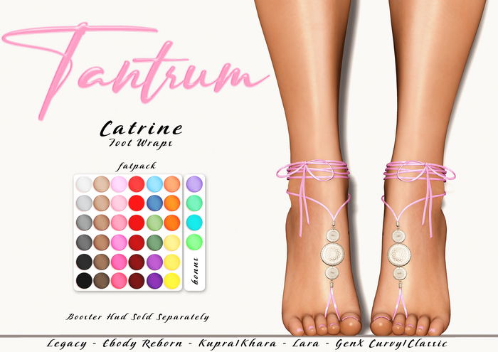 Tantrum - Catrine Foot Wraps - Fatpack 