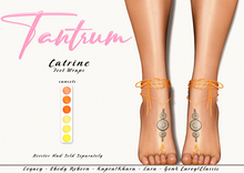 Tantrum - Catrine Foot Wraps - Sunsets 
