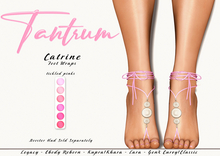 Tantrum - Catrine Foot Wraps - Tickled Pinks 