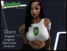 *SS* 420 VibeZ Tee (F) (White)