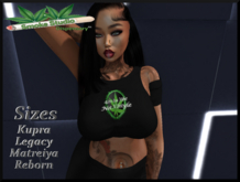 *SS* 420 VibeZ Tee (F) (Black)