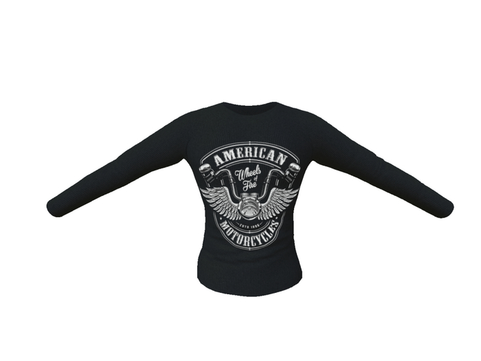 REVOLUTION - Raglan Shirt (Motorcycle)