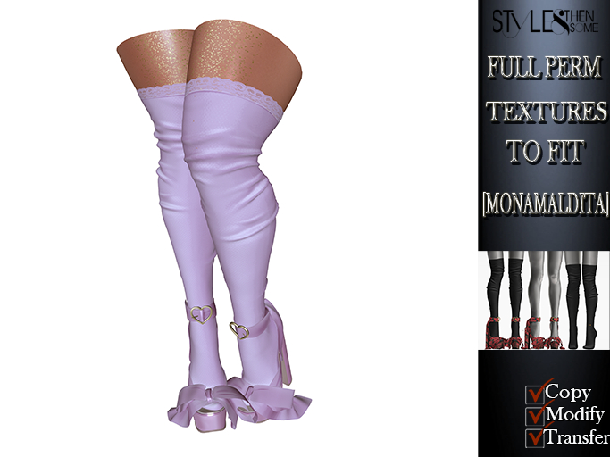 STYLES-22 [MONAMALDITA] Shoes  - TEXTURE FULL PERM v1.1