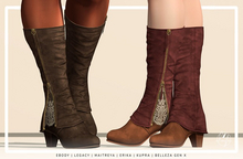 [Aleutia] Skye Leather Boots - FATPACK - eBody Reborn