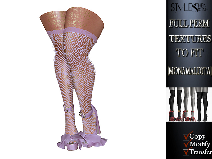 STYLES-22 [MONAMALDITA] Shoes  - TEXTURE FULL PERM v2.1