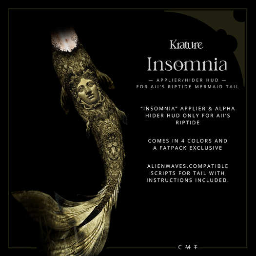 ((Krature)) - Insomnia - Riptide Applier HUD - Bronze