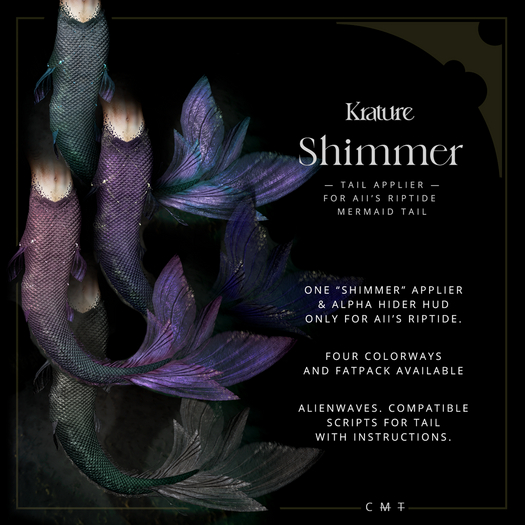 ((Krature)) - Shimmer - Riptide Applier HUD - Fatpack