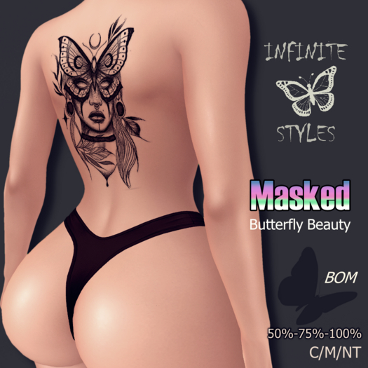 ::: Infinite Styles - Masked Butterfly Beauty