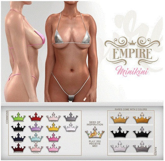 #EMPIRE - Minikini - Physique - beige