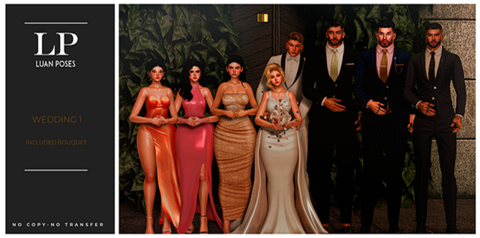 Luan Poses Wedding 1