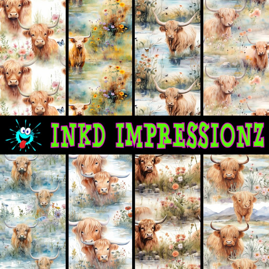 Highland Cows Texture Pack 001