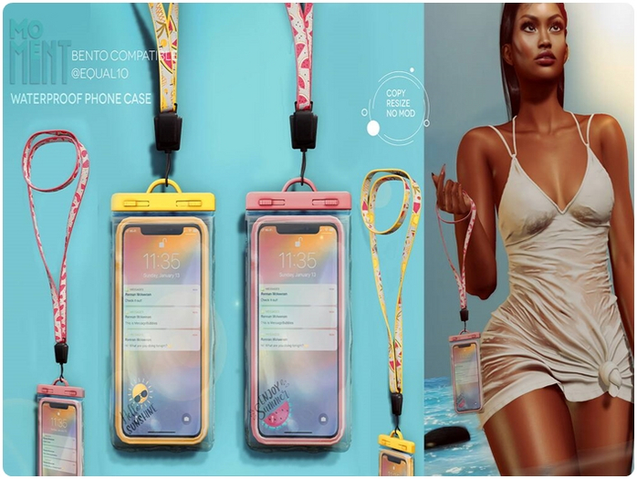 MOVEMENT - Waterproof phone case PINK WEAR ME TO UNPACK*