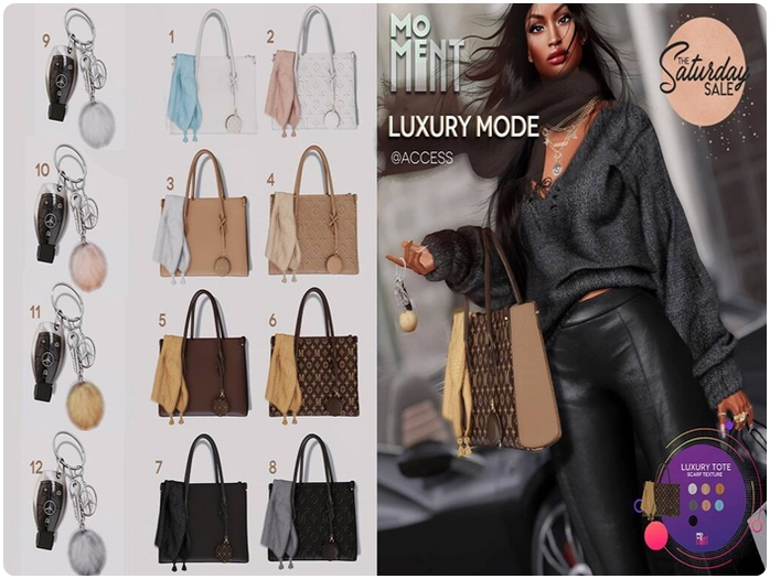 MOVEMENT - Very Luxury bag - BLACK WEAR ME TO UNPACK*