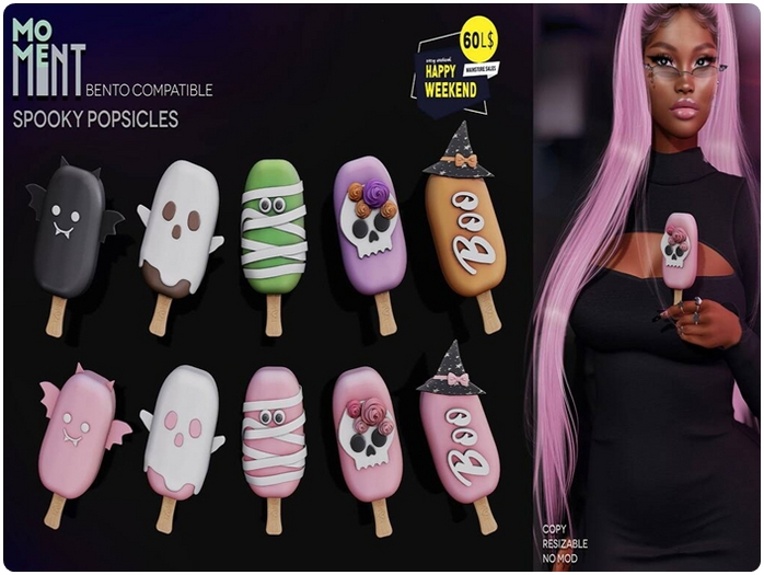 MOVEMENT - Vampire popsicle - BLACK WEAR ME TO UNPACK*
