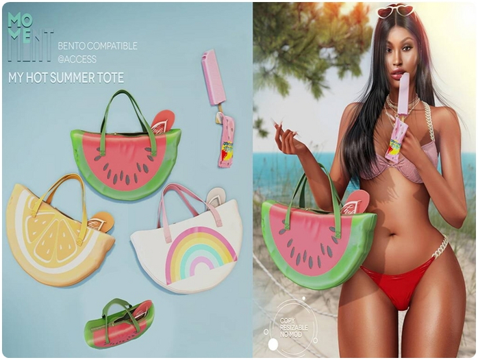 MOVEMENT - Tote rainbow bag WEAR ME TO UNPACK*