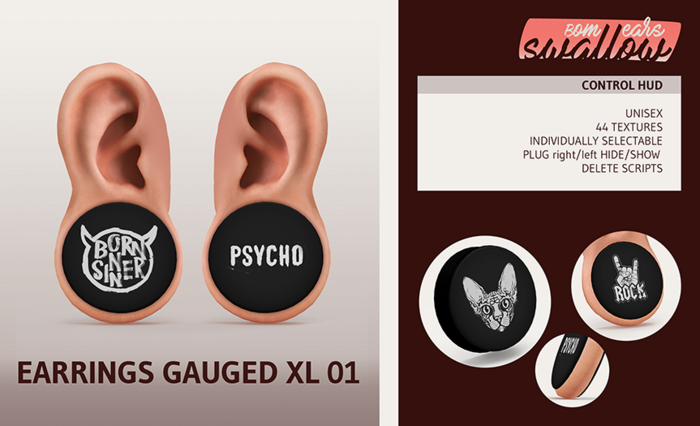 ^^Swallow^^ Earrings Gauged XL01 (f/m)