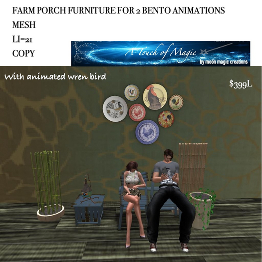 FARM PORTCH FURNITURE FOR 2-BOX LI=21