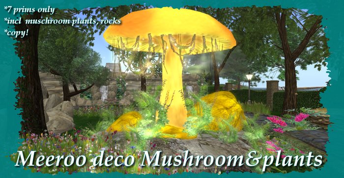 Meeroo mushroom 7 prim 