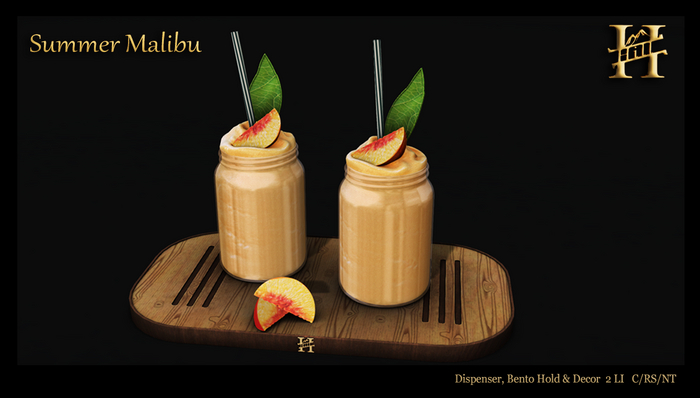 Chef Hill. Summer Malibu Frozen Drink [Peach]