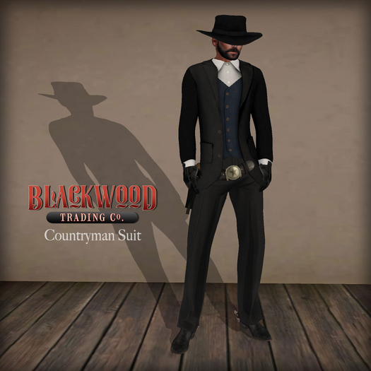 [Timber Creek] Countryman Suit-Black & Blue