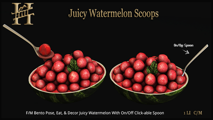 Chef Hill. Juicy Watermelon Scoops 