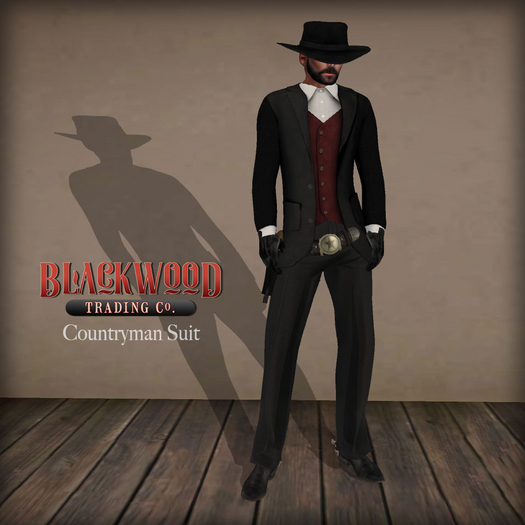 [Timber Creek] Countryman Suit-Black & Red