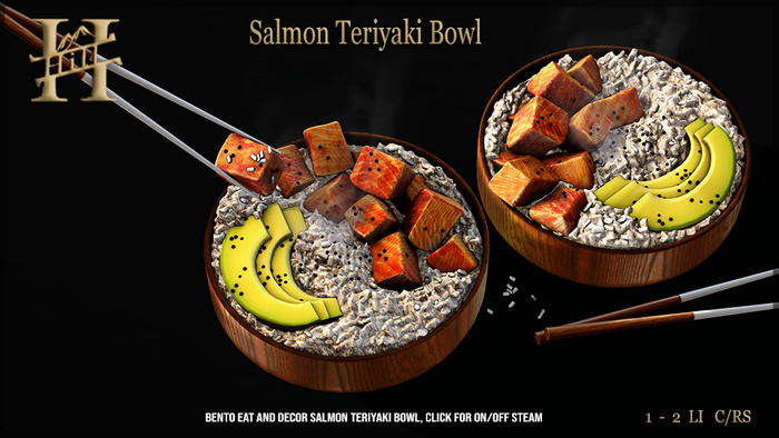 Chef Hill. Salmon Teriyaki Bowl 
