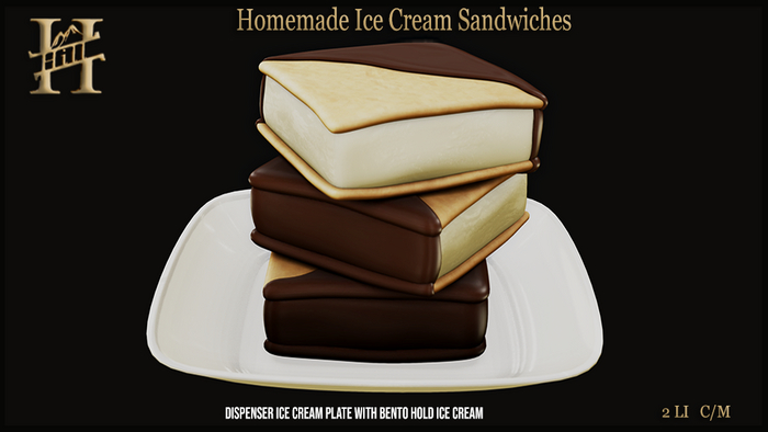 Chef Hill. Homemade Ice Cream Sandwiches