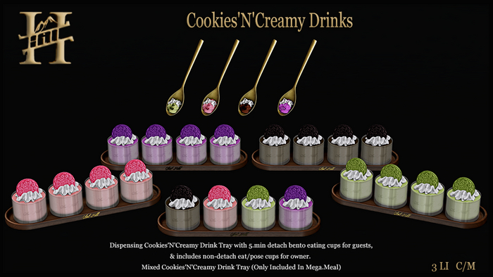 Chef Hill. Cookies'N'Creamy Drink (Matcha)