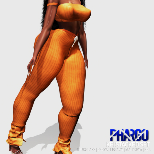 /PHARGO/ KEI STACKED SET BLACK [WEAR]