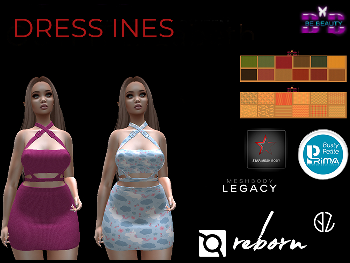 Be Beauty-DRESS INES-PRIMA BUSTY,WAIFUS,LEGACY,REBORN,STAR MESH BODY,B.GEN.X CLASSIC