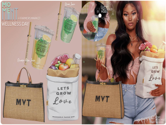 MOVEMENT - Wellnes day - Natural tote WEAR ME TO UNPACK*
