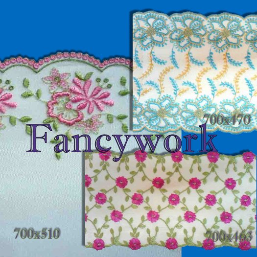 Embroidered textures